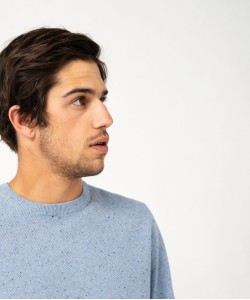 Pull en maille fine mouchetée homme[MISSING]